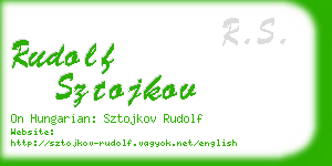 rudolf sztojkov business card